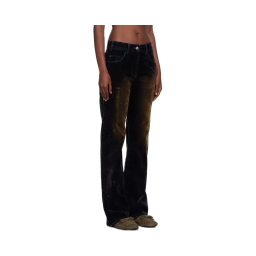 Velvet Denim Trucker Jeans