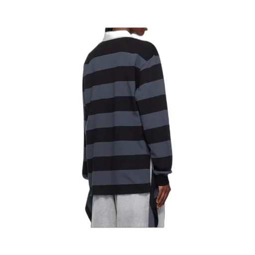 Striped Rugby Polo Shirt