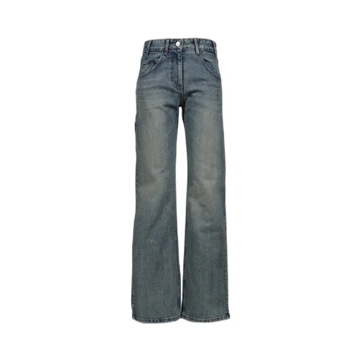 Frayed-Hem Jeans