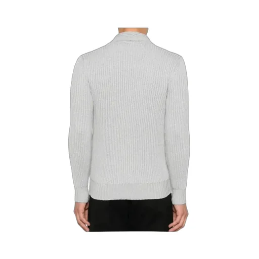 Long-Sleeved V-Neck Cardigan