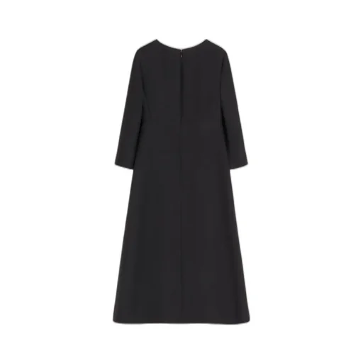 Crepe Couture Midi Dress