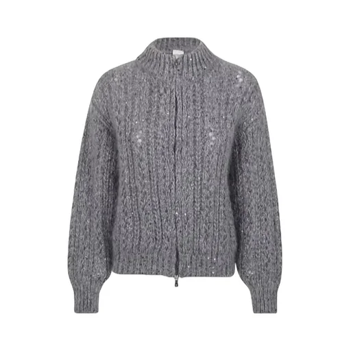 Sequin-Embellished Cardigan