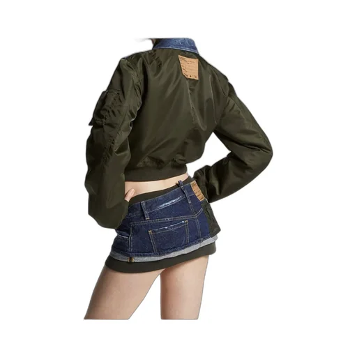 Dark Aviator Hybrid Jean Jacket