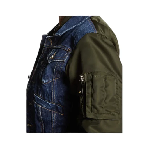Dark Aviator Hybrid Jean Jacket