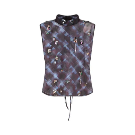 Embellished Sleeveless Top