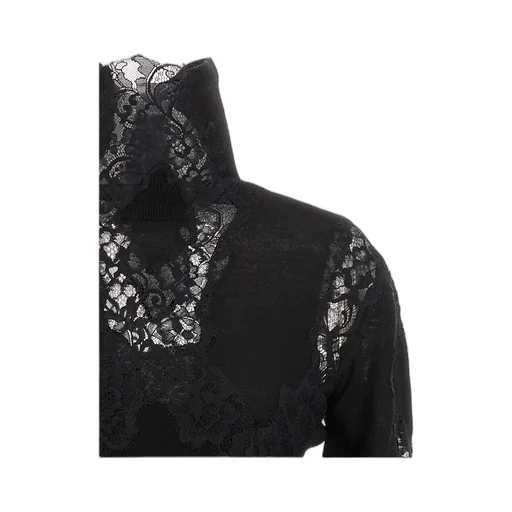 Lace Insert Knitwear