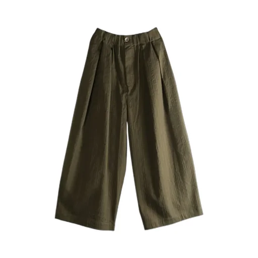 Elastic Waist Casual Pants
