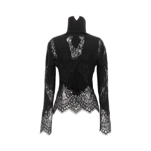 Lace Insert Knitwear