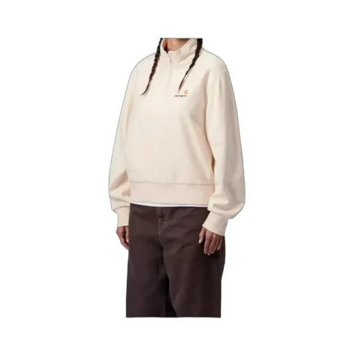 W' American Script High Neck Sweatshirt