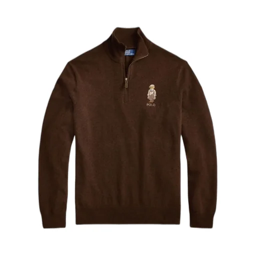 Half-Zip Polo Bear Sweater