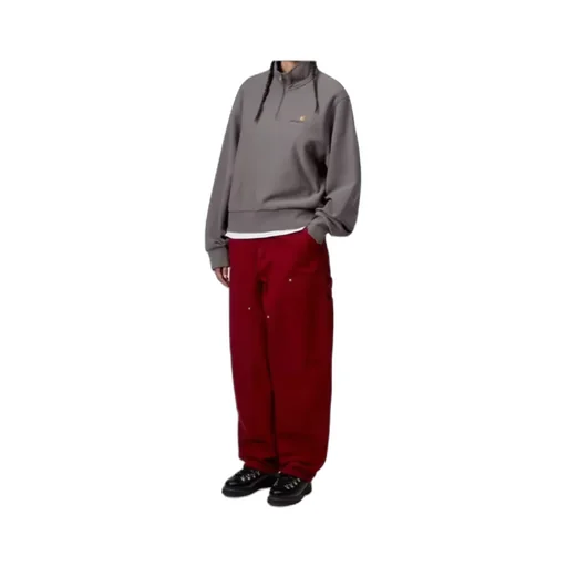 W' American Script High Neck Sweatshirt