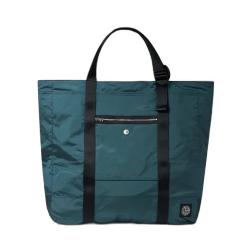 Logo Patch Shopping Bag