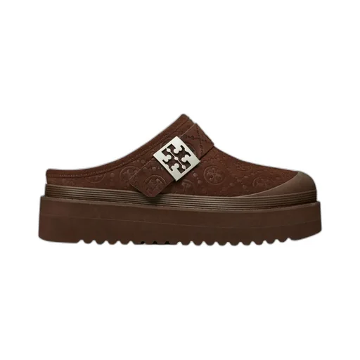 Mellow Shearling Platform Mules
