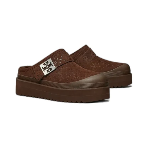 Mellow Shearling Platform Mules