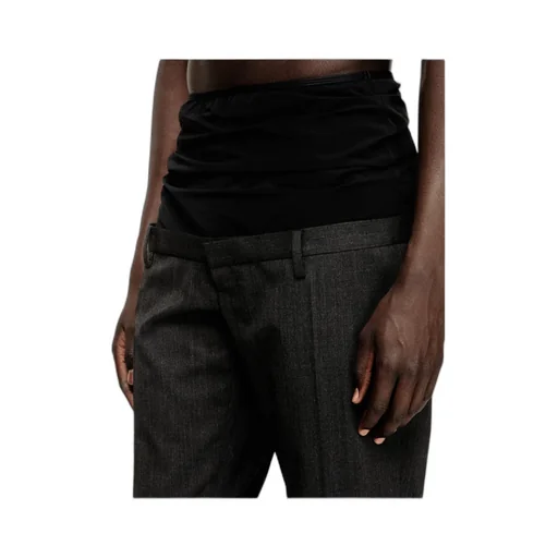 High-Waisted Casual Pants