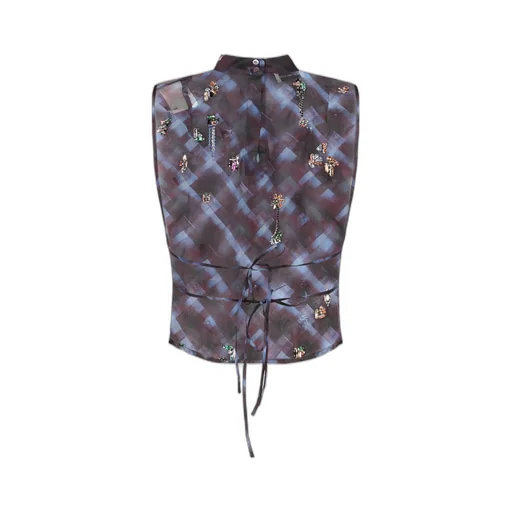 Embellished Sleeveless Top