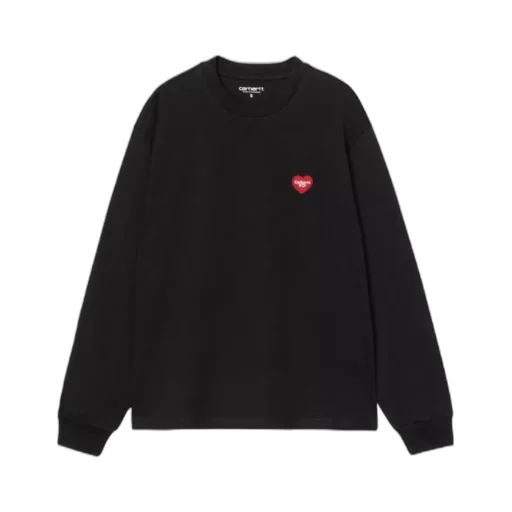W' L/S Heart Patch T-Shirt