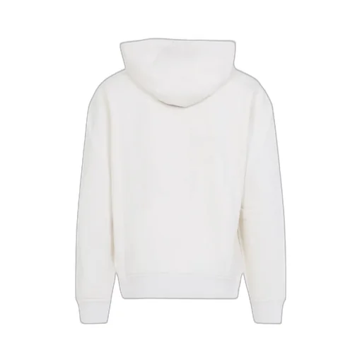 Bear-Embroidered Drawstring Hoodie