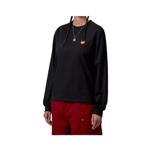 W' L/S Heart Patch T-Shirt