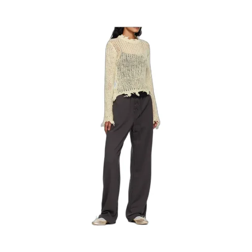 Lace-Up Drawstring Track Pants