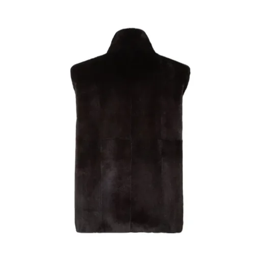 Black Mink Gilet