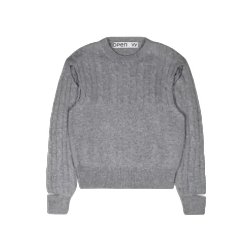 Convertible Cable Knit Sweater
