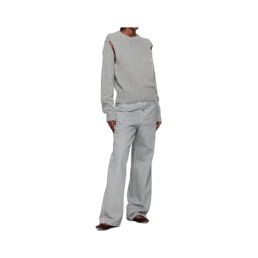 Convertible Cable Knit Sweater