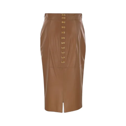 Jewel Clasps Pencil Skirt