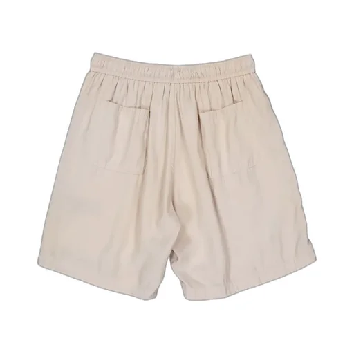 Hollywood-Motif Drawstring Shorts