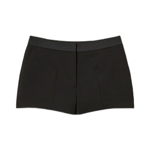 Satin-Detail Shorts