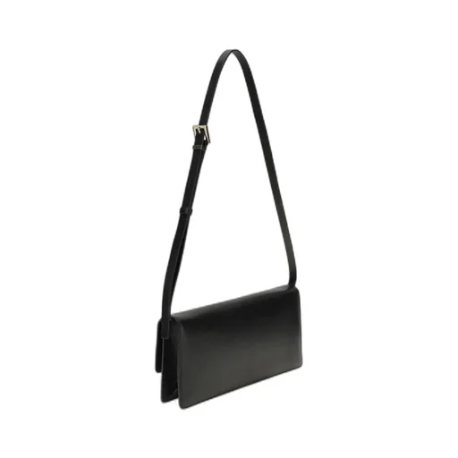 Supple Logo Buckled Shoulder Bag