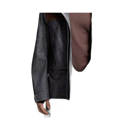 Langtang Hooded Denim Down Ski Jacket