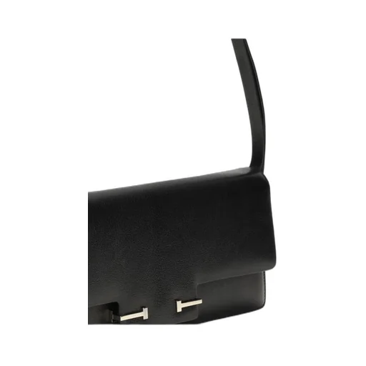 Supple Logo Buckled Shoulder Bag
