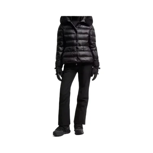 Armoniques Hooded Shearling-Trimmed Down Ski Jacket