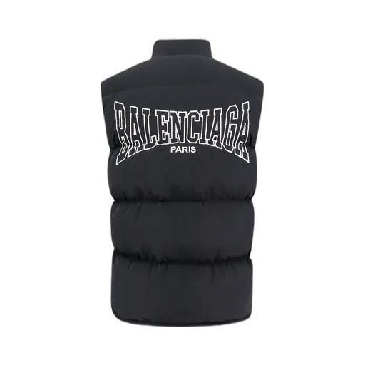 Logo Printed Puffer Vest