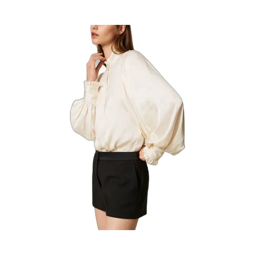 Satin-Detail Shorts