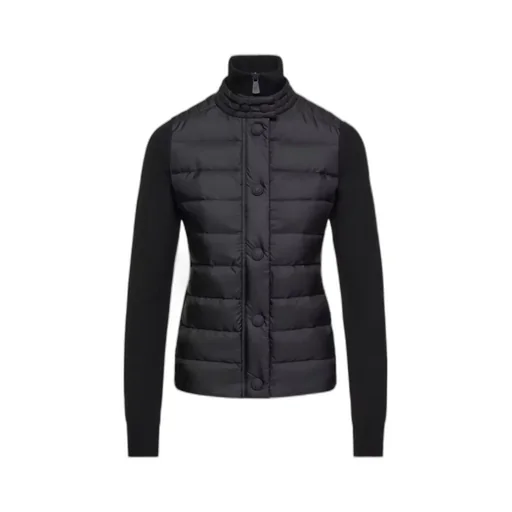 Padded Wool Cardigan