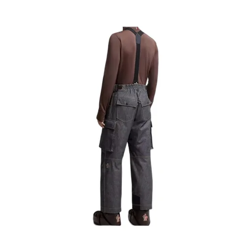 Padded Denim Ski Pants