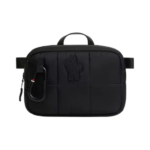 Logo Patch Zip-Up Shoulder Bag