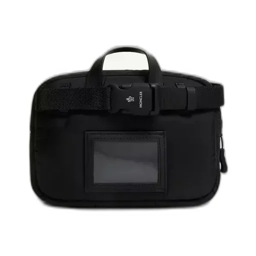 Logo Patch Zip-Up Shoulder Bag