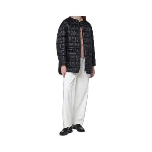 Zippered Quilted Down Jacket