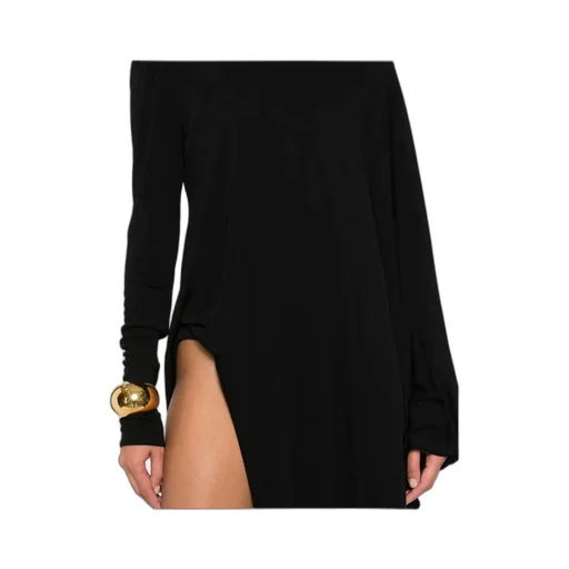 Cut-Out Draped Dress