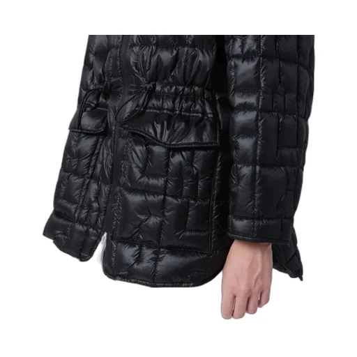 Zippered Quilted Down Jacket