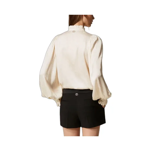 Satin-Detail Shorts
