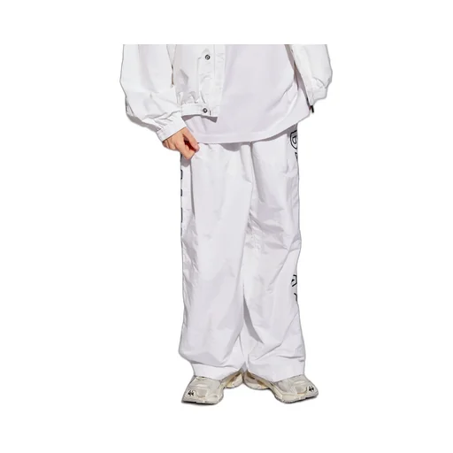 Logo Printed Elastic Waist Trackpants