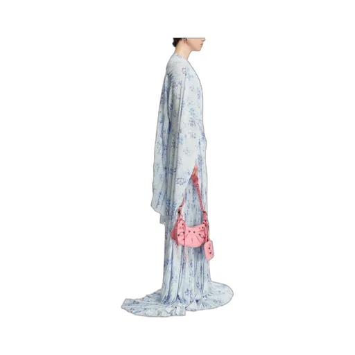Floral Print Pleated Dress