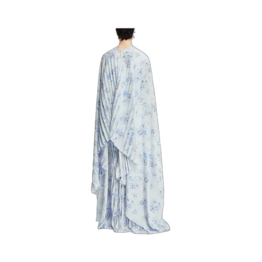 Floral Print Pleated Dress