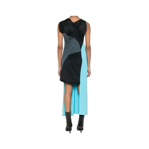 Asymmetric Panelled Dress
