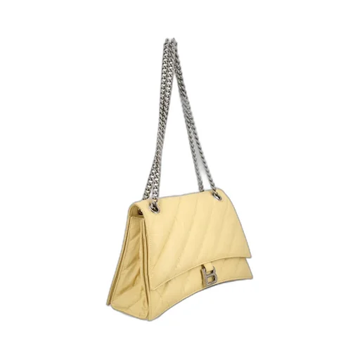 Crush Chain Quilted Medium Shoulder Bag