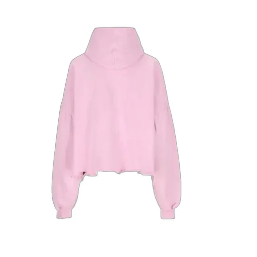 Logo Printed Destroyed Hoodie